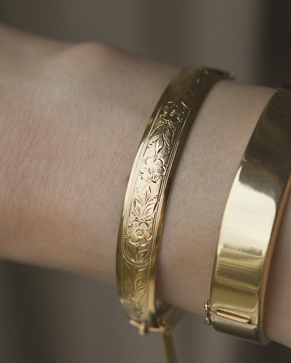 Art Deco Dream Bangle 18K Gold