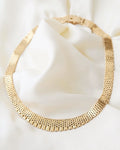 55 Grams Sublime Danish Vintage Necklace 14K Gold 1960