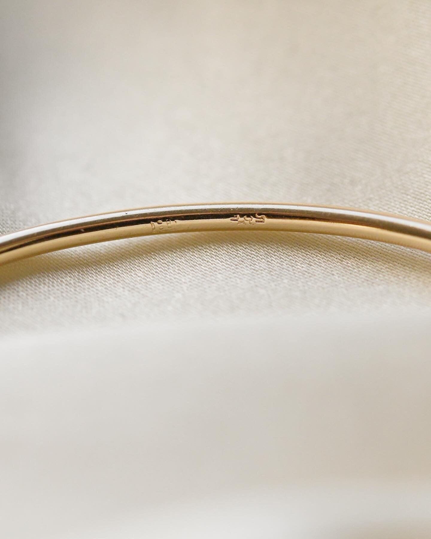 Timeless Solid Vintage Bangle 14K Gold