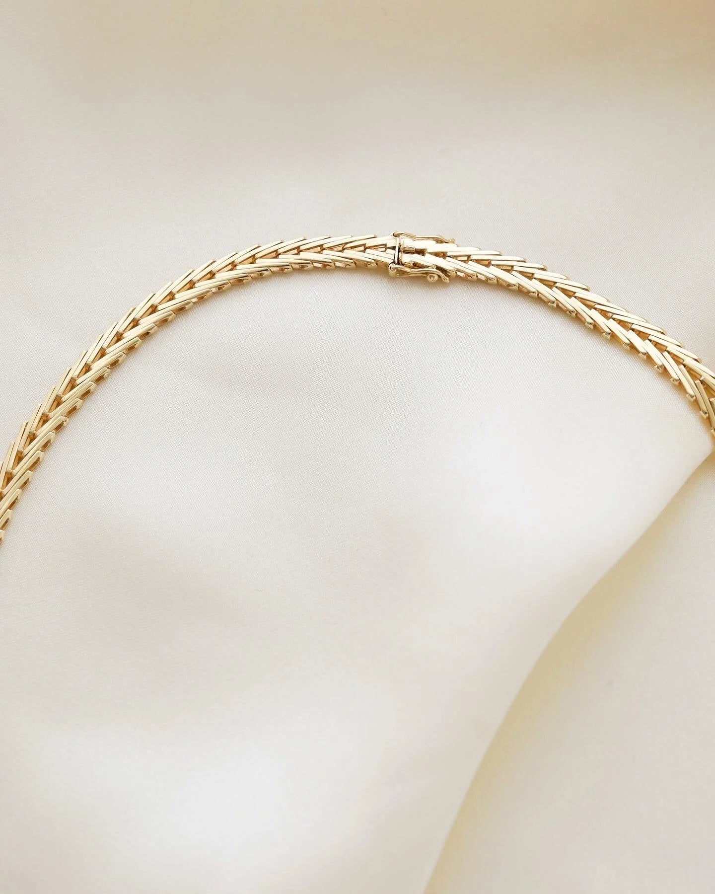 Amazing Danish Vintage Necklace 14K Gold 1960s