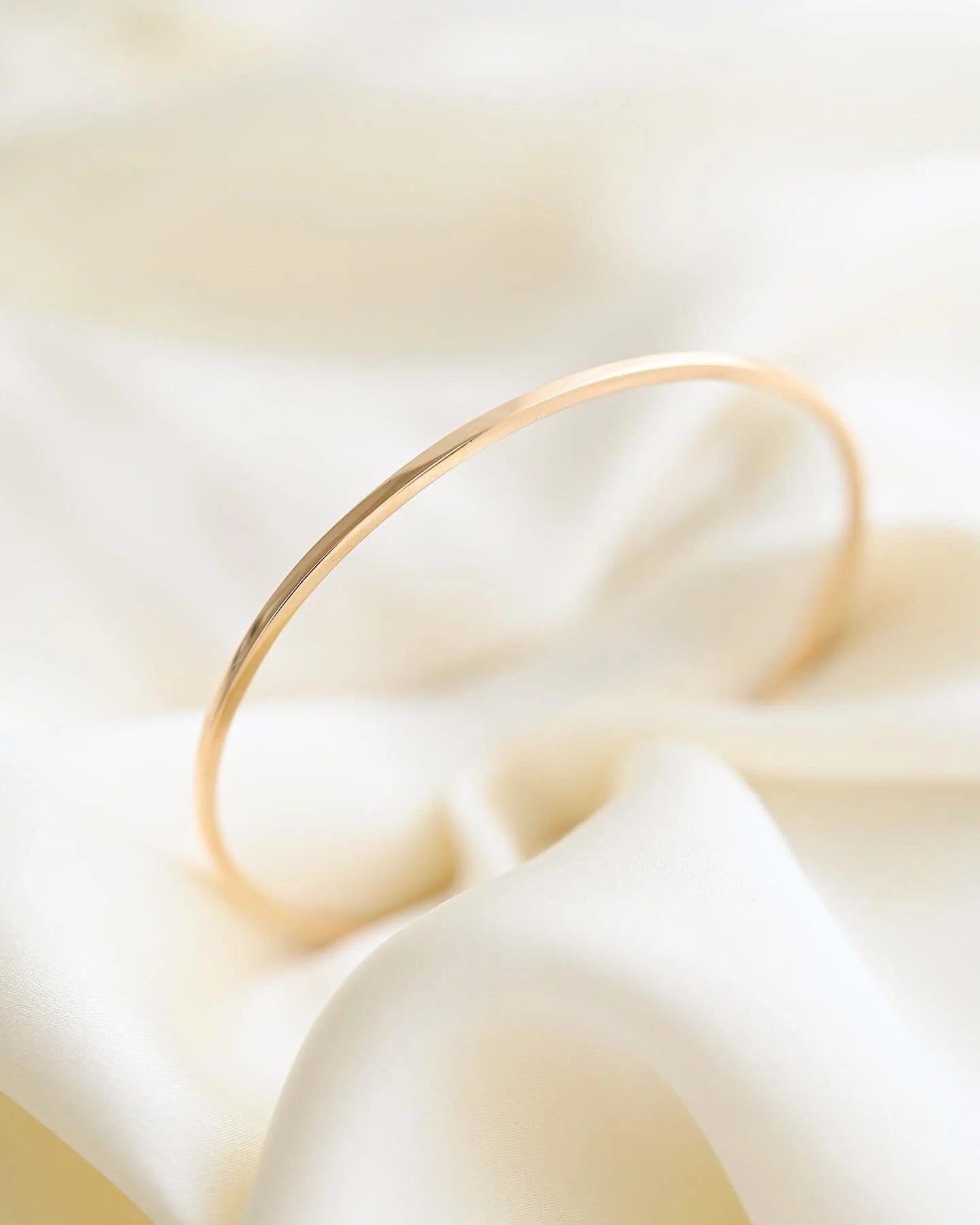 Selling Seperately! Timeless, Perfect Danish Vintage Bangles 14K Gold 1960s