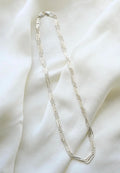 Glowing Triple Strand Necklace Sterling Silver