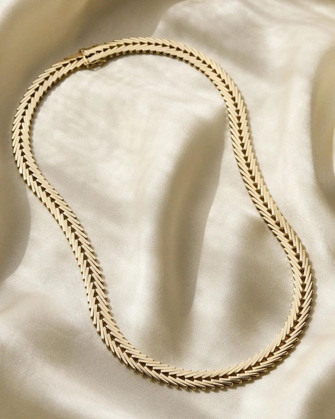 Extraordinary Danish Vintage Chain 14K Gold 1970s