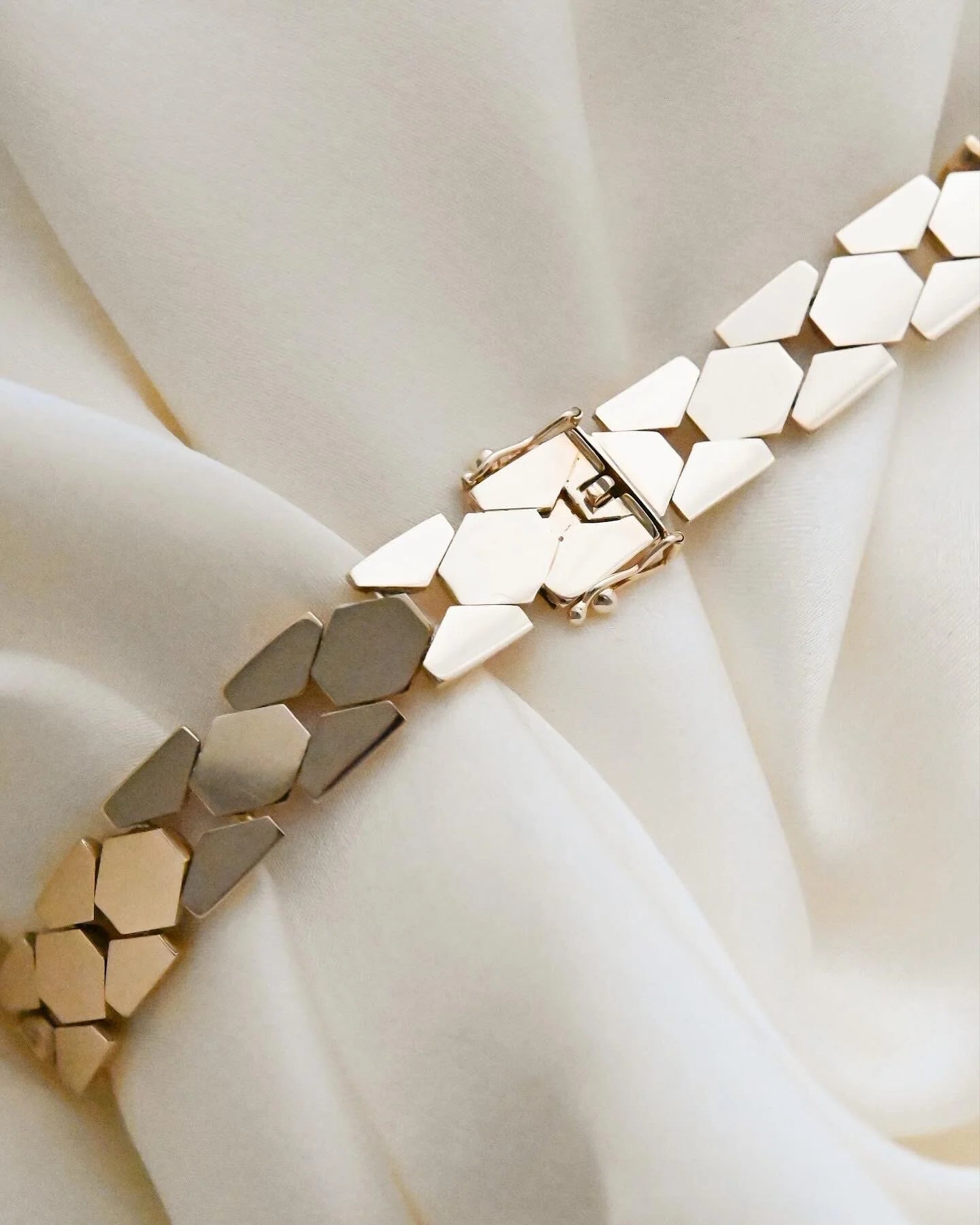 The Always Will Get Complimented Bracelet 14K Gold Danish Vintage 1970