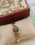 Rolex Oyster Perpetual Datejust Ladies Mint Condition Full Set Box and Papers 18K Gold 1978