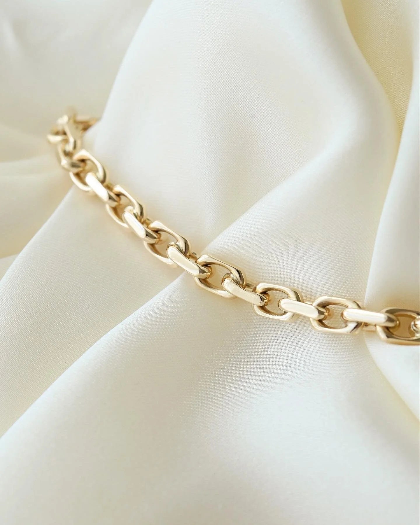 Beautiful Link Bracelet By Svend Glymers 14K Gold Mid Century