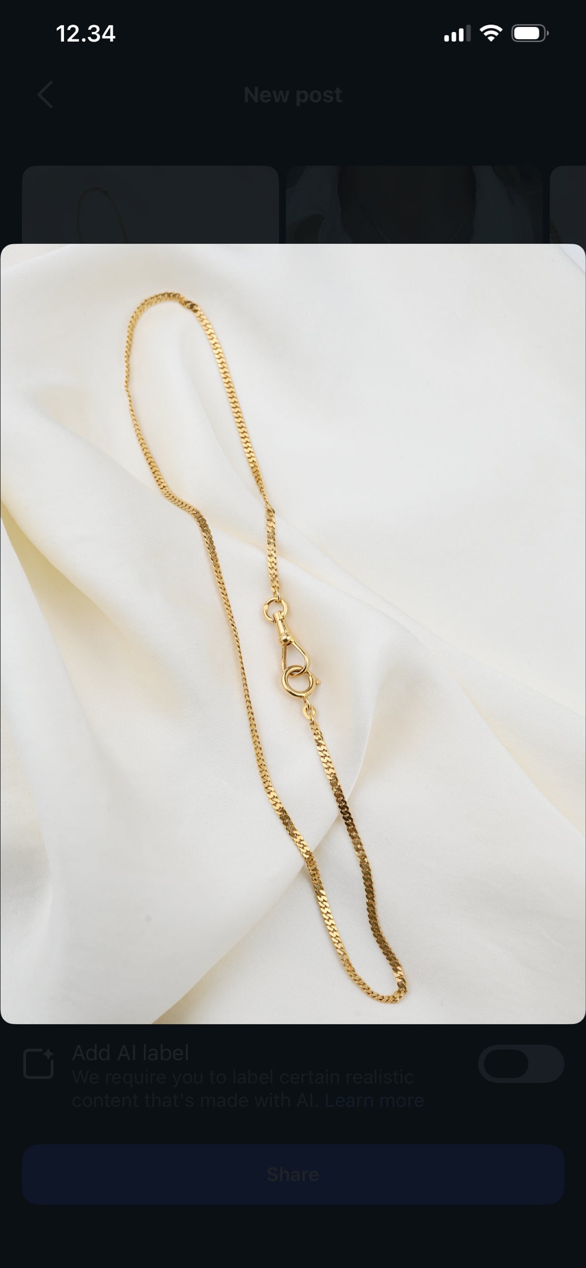 Incredible Old Watch Chain Necklace 18K Gold Beg 1900s