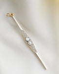 Edwardian Brooch Conversion Pendant Cut Diamonds Platinum And  18K Gold