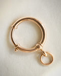 Rare Victorian Bolt Clasp 18K Gold 1874