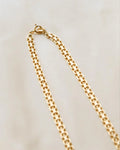 Radiant Vintage Star Link Necklace 18K Gold 1969