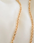 Italian Vintage Biker Chain 18K Rose Gold