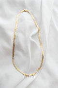 Sexy Tri Color Italian Braid Dream Necklace 18K Gold