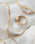 Beautiful Vintage Moonstone Ring 18K Gold