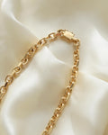 BIG 55 Grams Vintage Dream Anchor Chain by Søren Deli 14K Gold 1970s