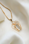 Beautiful Swedish Mid Century Pendant 18K Gold 1949