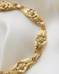 Rare Iconic Georg Jensen Flower Dream Bracelet 18K Gold Beg. 1900s