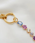 Gorgeous Upgraded Sapphire Vintage Pendant 18K Gold