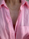 Incredible Beautiful Swedish Link Necklace 18K Gold Sweden 1955