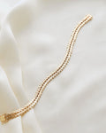 Gorgeous Magical Geneva Link Bracelet 14K Gold 1962