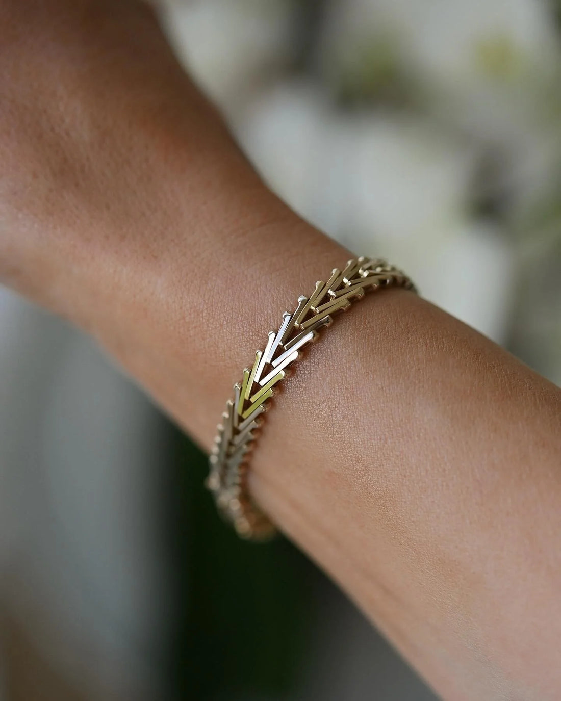 Gorg Rare Danish Vintage Mid Century Bracelet 14K Gold 1960