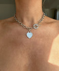 1990s Vintage Tiffany & Co. Heart Toggle “Legally Blonde” Necklace Sterling Silver