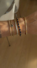 Dreamy Sapphire x Diamond Vintage Bracelet 14K Gold