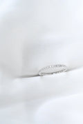 Dreamy Classic Swedish Vintage 0.45 Carats Diamond Band 18K White Gold