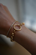 Stunning Antique Watch Chain Bracelet 18K Gold Beg 1900 Free Downsizing