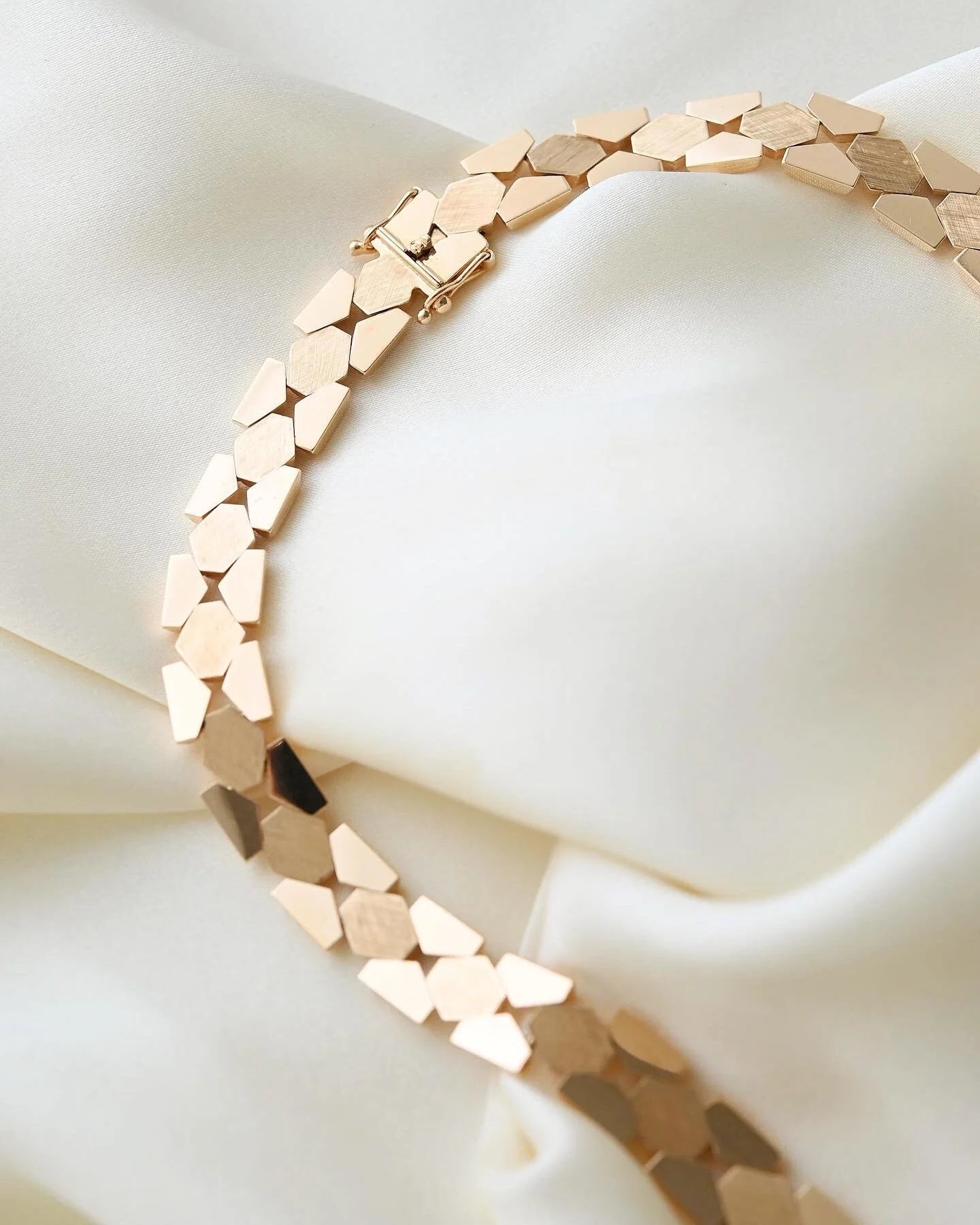 Incredible Beautiful Rare Danish Vintage Necklace 14K Gold