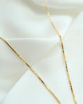 The Cutest Vintage Whistle Charm on Long Box Chain 18K Gold