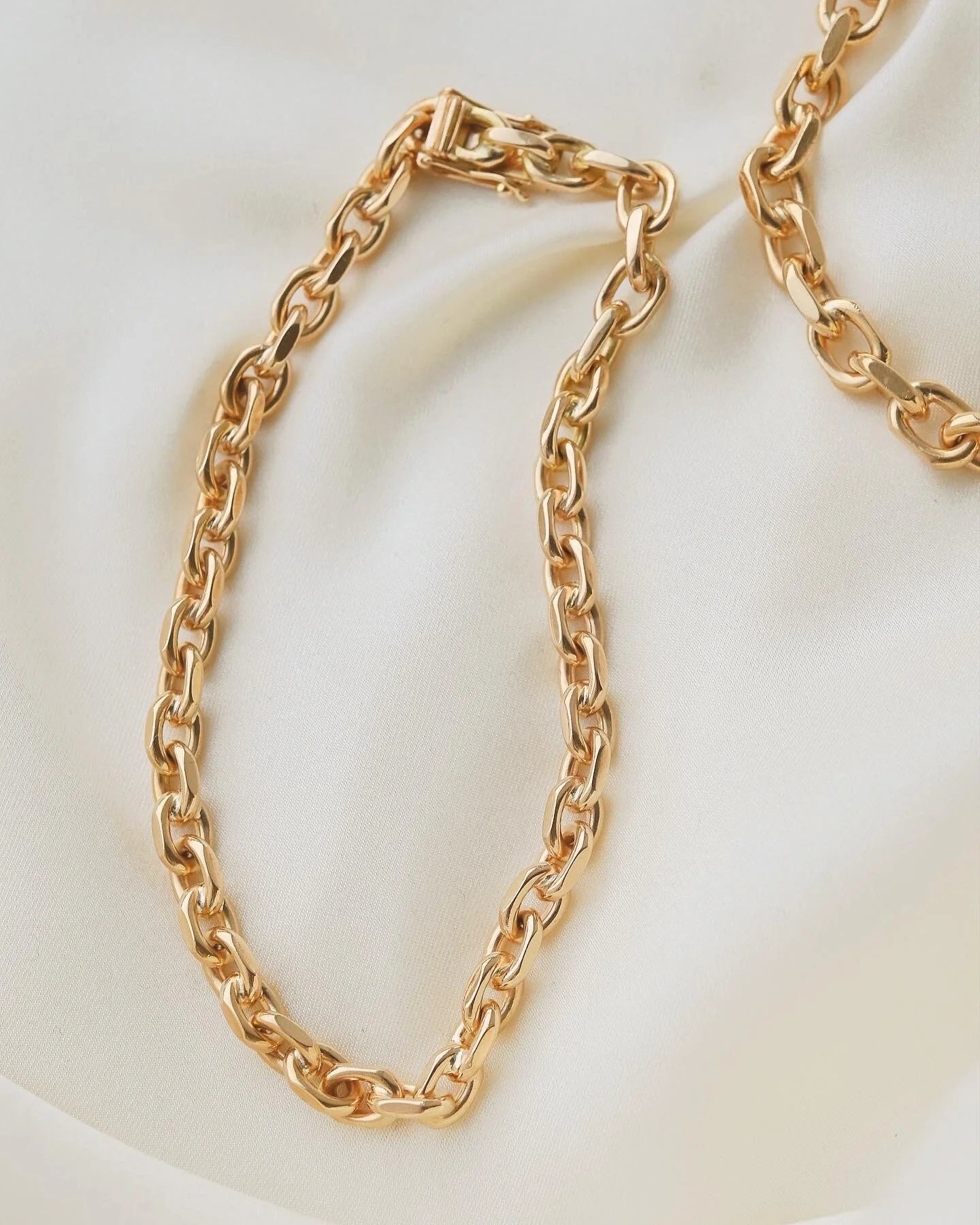 Amazing Swedish Vintage Anchor Bracelets 18K Gold