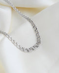 Rare White Gold Bismarck Necklace 14K White Gold 1960