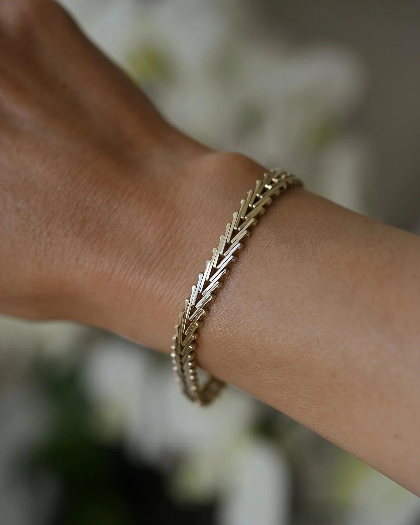 Gorg Rare Danish Vintage Mid Century Bracelet 14K Gold 1960