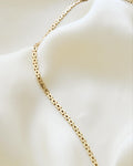 Danish Baby Brick Link Necklace by Viggo Pedersen 14K Gold 1960