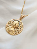 Antique Rare Belle Epoque Pendant 18K Solid Gold