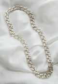 Never Seen Before Swedish Vintage BIG 95 Grams Bismarck Link Necklace Silver