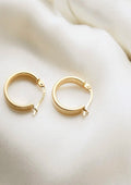 Timeless Everyday Perfect Hoop Earrings 18K Gold