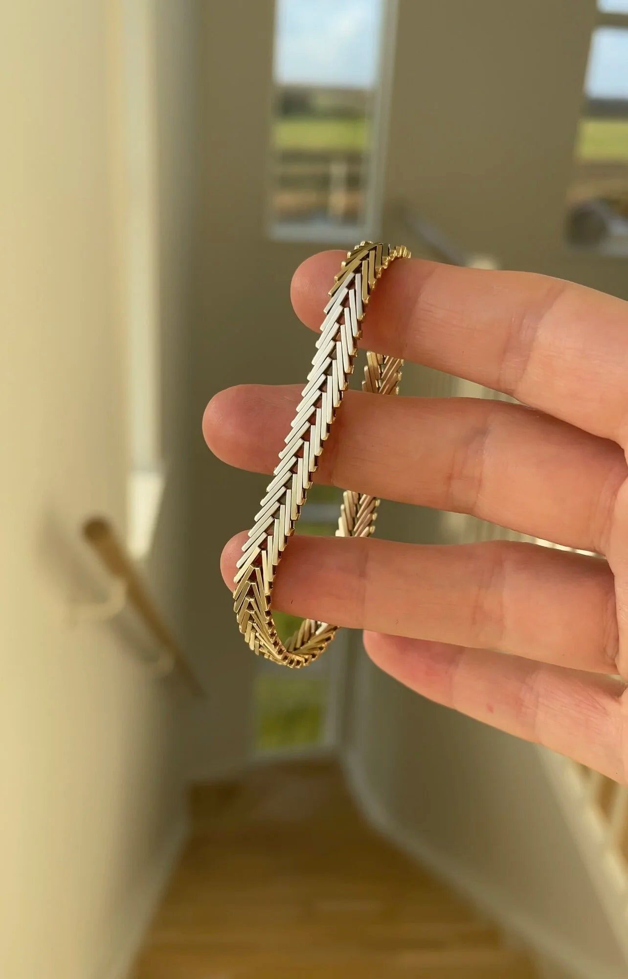 Gorgeous Geneva Link Bracelet 14K Gold