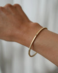 Super Heavy 27 Grams Vintage Bangle 18K Gold 1966