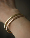YELLOW GOLD Bangle 14K Gold 1980s