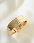Divine Engraved Bangle 18K Gold 1932