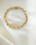 Heavy Delicious Danish Vintage Bracelet 14K Gold