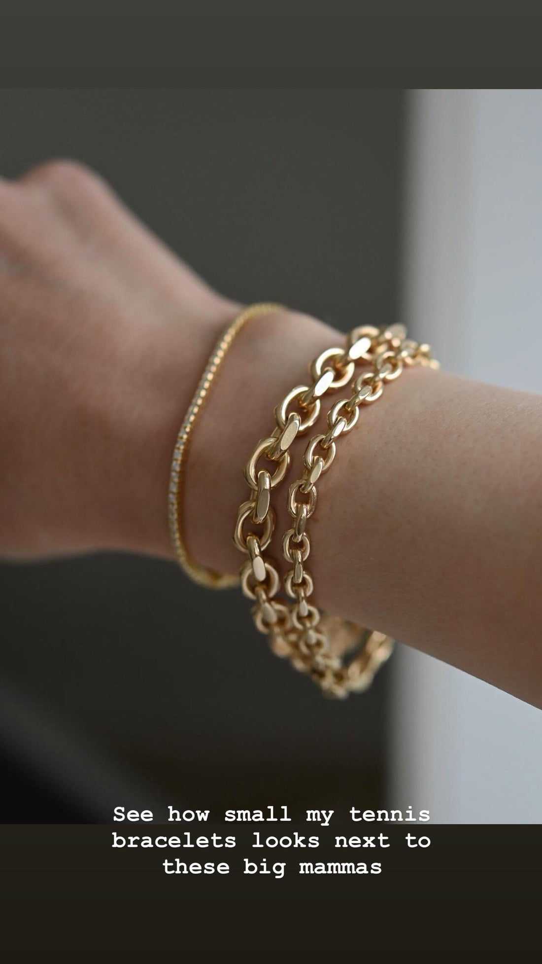 Stunning Danish Vintage Anchor Bracelet 14K Gold 1960s
