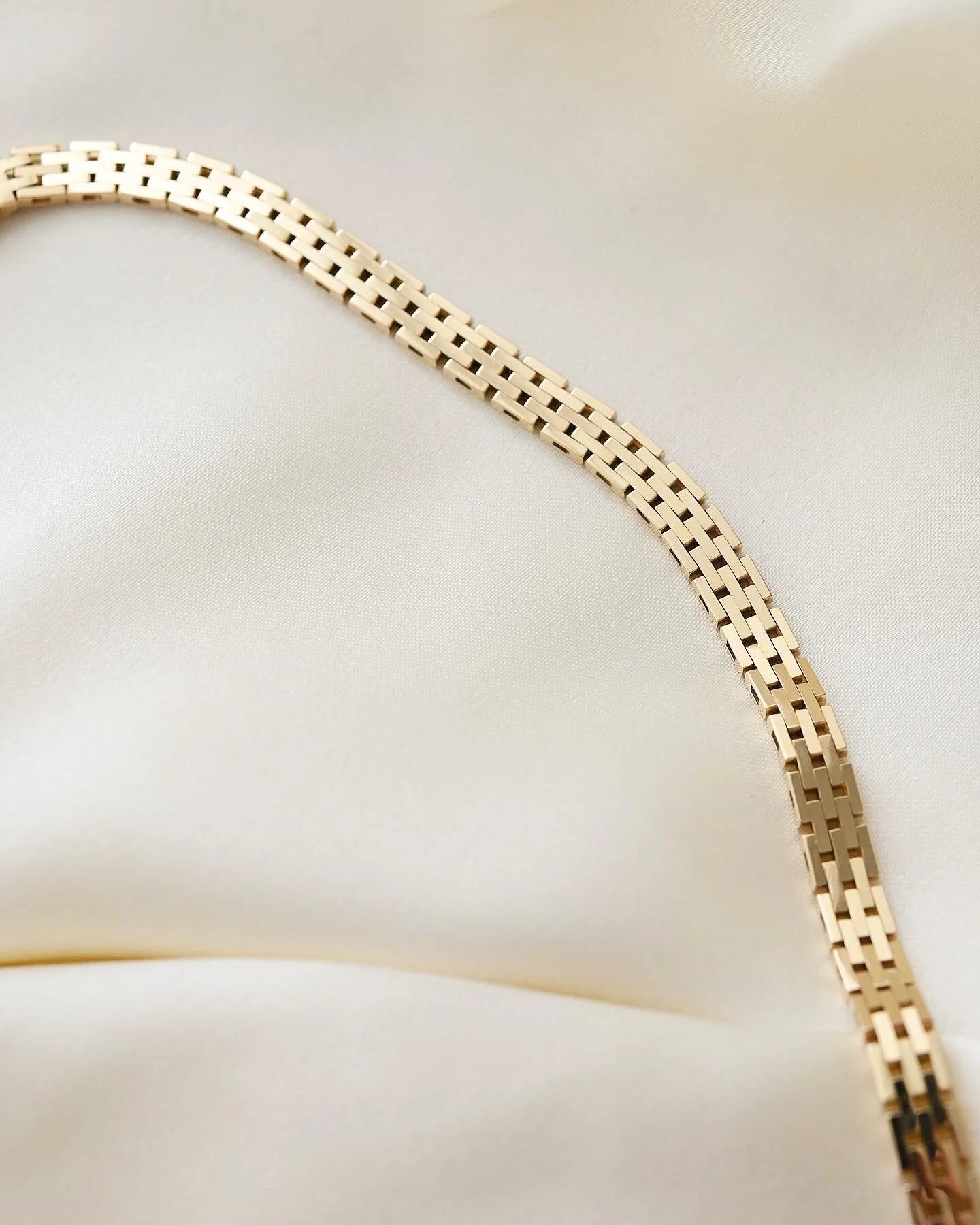 Danish Vintage Cleopatra Necklace 14K Gold 1970
