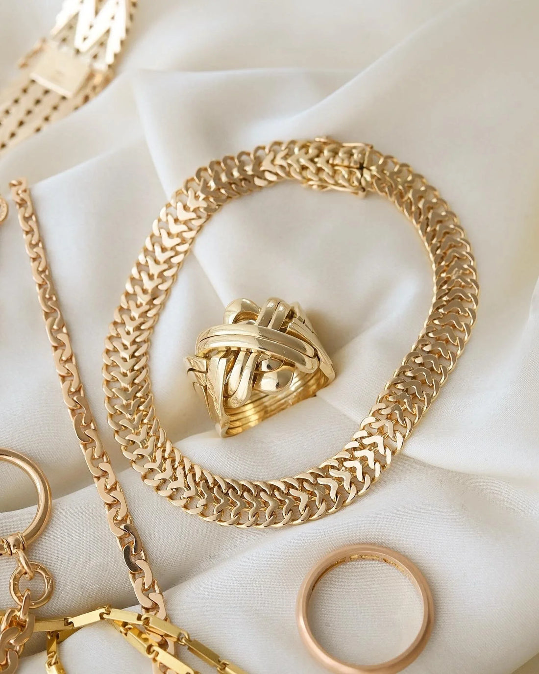 The Amazing 18 Grams (!) Grand Dame Puzzle Ring 14K Gold
