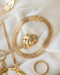 The Amazing 18 Grams (!) Grand Dame Puzzle Ring 14K Gold