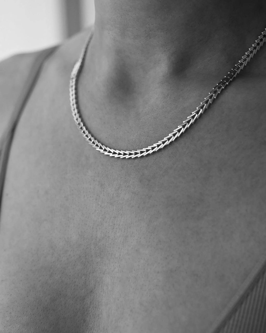 Gorg Rare Lenght Danish Vintage Geneva Link Necklace 14K Gold