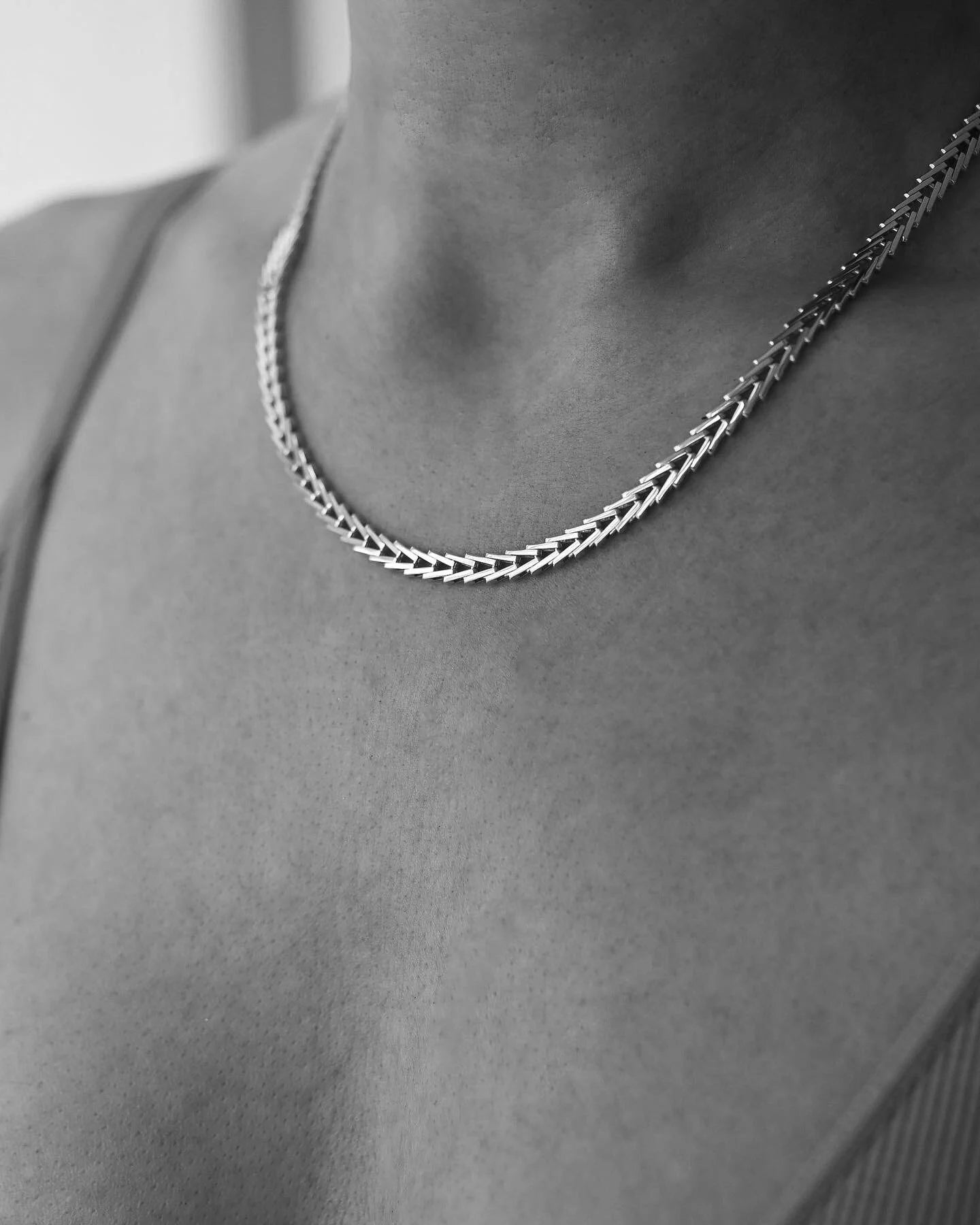 Gorg Rare Lenght Danish Vintage Geneva Link Necklace 14K Gold