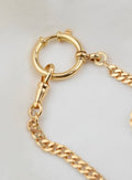 10 Inches Luxurious Antique Watch Chain for Bracelet or Extender 18K Gold Sweden 1900s