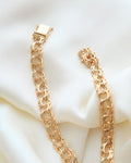 Stunning Heavy Swedish Bismarck Bracelet 18K Gold 1960